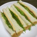 ジョングレ's cooksnap of when they made チーズハムサンドイッチ.