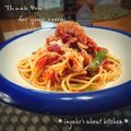 inyako's cooksnap of when they made ✿アスパラガスとエビのパスタ✿.