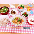 カメのメロンパン's cooksnap of when they made 簡単♡ご飯がススム！サツマイモと鶏の煮物.