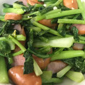 偲音しのん's cooksnap of when they made 簡単☆しらすとカブの葉炒め.