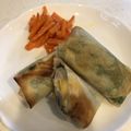 つぶあんのたいやき's cooksnap of when they made 豚こまのしそチーズ春巻.