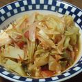 BMWR's cooksnap of when they made 鶏ささ身とキャベツのトマト煮.