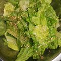 akisaかーちゃん's cooksnap of when they made レタスのナムル♡やみつきレタス♡.