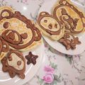 むむむん's cooksnap of when they made ホットケーキミックスでお絵かきパンケーキ.