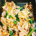 ☆かつもも☆'s cooksnap of when they made 豚肉と絹さやとタケノコの甘辛いため.