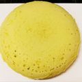 タッチどん's cooksnap of when they made グリーンティー蒸しパン レンジ加熱.