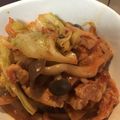らんとこなん's cooksnap of when they made めんつゆで♪簡単豚キムチ.
