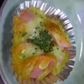 ＭＯＭＯパンダ's cooksnap of when they made お弁当☆魚肉ソーセージのカレーチーズ焼.
