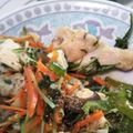 Kユリコ's cooksnap of when they made 鶏むね肉と水菜の塩ガーリック炒め.
