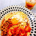 toukenken's cooksnap of when they made キムチと納豆の冷やし中華.