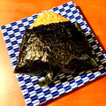 azbjbn's cooksnap of when they made ごま油とわさびの香りおにぎり.