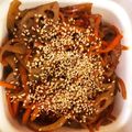 Papasugon's cooksnap of when they made フライパンで簡単！きんぴらごぼう♡.