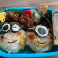 クックWITJH0☆'s cooksnap of when they made キャラ弁☆ミニオン弁当☆.