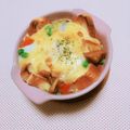 まあまま☆0403's cooksnap of when they made 残りカレー活躍♪朝のトースト♡.