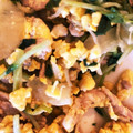 ⁂RiE⁂'s cooksnap of when they made 竹の子と豆苗と豚肉の玉子炒め.