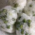 acomomo's cooksnap of when they made 旬のうすいえんどう豆で豆ご飯.