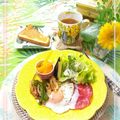 sakuraロゼット's cooksnap of when they made カニカマとキュウリのサラダ☆簡単.