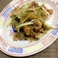 horseland's cooksnap of when they made 簡単おつまみ・豚肉とザーサイの炒め和え.