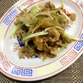 horseland's cooksnap of when they made 簡単おつまみ・豚肉とザーサイの炒め和え.
