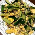 berryあい's cooksnap of when they made 夏☆きゅうり・玉子・挽き肉のピリ辛中華.