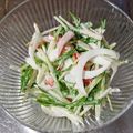 おかかーさん's cooksnap of when they made 水菜と新玉ねぎのサラダ.