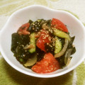 えれぼん's cooksnap of when they made 早春わかめときゅうりとトマトのサラダ.
