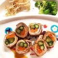 さっつぁん0072's cooksnap of when they made お弁当に☆簡単カラフル野菜の肉巻き.