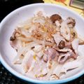 4double5's cooksnap of when they made あっさり豚もやしナムル.