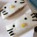 きーゆーさん's cooksnap of when they made 簡単キャラ弁＊キティちゃん♡サンドイッチ.