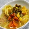 mmiom's cooksnap of when they made マカロニスープ【柏市学校給食】.
