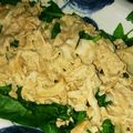 torisantom's cooksnap of when they made ほうれん草と豚バラ肉のゴマドレ和え.