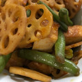 フジアン１２４'s cooksnap of when they made 厚揚げと蓮根の甘辛炒め。.