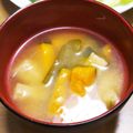 あ～ちゃんさ～ちゃん's cooksnap of when they made 南瓜とピーマンのお味噌汁.