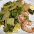yukimi1225's cooksnap of when they made 海老とそら豆の中華炒め.