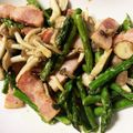 yuママ291504's cooksnap of when they made キノコのアスパラベーコン炒め.