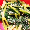 クックFZZAMB☆'s cooksnap of when they made 【10分以内】小松菜ナムル.