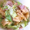 ☻せなたろす☻'s cooksnap of when they made 簡単！キャベツ・ハム・薄焼き卵マヨサラダ.