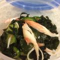 yumi☆0621's cooksnap of when they made 胡瓜とわかめとかにかまの生姜入り酢の物.