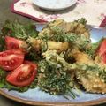 クウちゃ3's cooksnap of when they made 魚の(イサキ)梅しそ天ぷら.