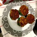 m10y2w's cooksnap of when they made 簡単♪剥がれないピーマンの肉詰め♡.
