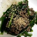 クックBLTENE☆'s cooksnap of when they made 豚ひき肉そぼろニラ炒め丼★丼もの簡単美味.