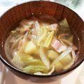 まんまるこ☆'s cooksnap of when they made 時短！簡単！家族絶賛☆コンソメスープ☆.