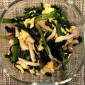 クックPXOOKP☆'s cooksnap of when they made しゃきしゃき♪ニラとえのきのさっと炒め.