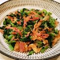 あーこ姐's cooksnap of when they made 大根葉と油揚げ、ベーコンの炒め物.