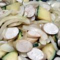 500k's cooksnap of when they made かぼちゃのガーリック炒め.