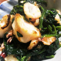 クック97CAGK☆'s cooksnap of when they made ほうれん草とイカの中華炒め.