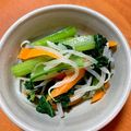 マダムキュリー's cooksnap of when they made 小松菜ともやしのナムル.