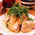 にゃこ0221's cooksnap of when they made 鶏肉の大根おろし大葉添え.
