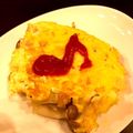 marimekkot's cooksnap of when they made しめじとじゃがいものオープンオムレツ.