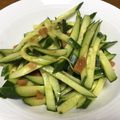 vabochan's cooksnap of when they made さっぱり☆キュウリの梅ごま和え.
